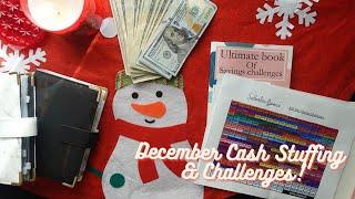 $1620 DECEMBER CASH STUFFING AND SAVINGS CHALLENGES!!!