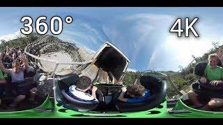 Roar-O-Saurus front seat 360° on-ride 4K POV Story Land