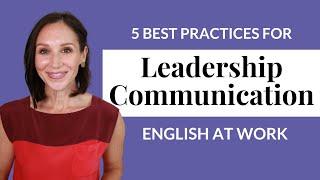 Leadership Communication in English | 5 Best Practices