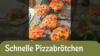 Pizza-Brötchen selber machen – schnell & einfach  #shorts #rewe