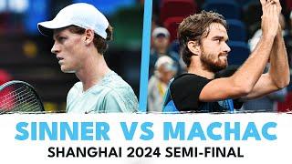 Jannik Sinner Battles Tomas Machac For A Place In The Final | Shanghai 2024 Semi-Final Highlights