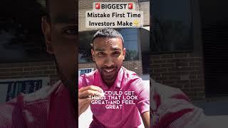 BIGGESTMistake 1st Time Investors Make #shorts #realestate #realestateinvesting #investing