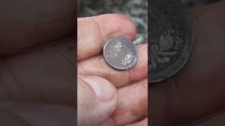 171 year old dime found Metal detecting. #shorts #metaldetecting #atpro #huntingswohio