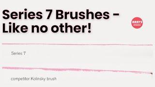 Winsor & Newton Series 7 Brush tested!