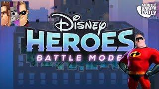 DISNEY HEROES Battle Mode Gameplay Walkthrough Part 1 (iOS Android)