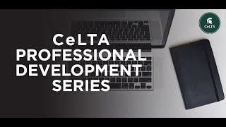 Increasing instructional effectiveness - CeLTA Professional Development Series
