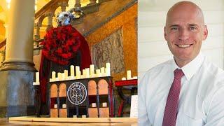 Michael Cassidy arrested after damaging Satanic display ‘beyond repair’