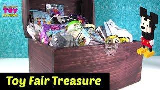 Toy Fair Treasure Chest Unboxing Hatchimals Disney Emoji Slither.io | PSToyReviews