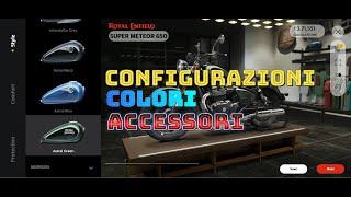 ROYAL ENFIELD SUPERMETEOR 650 CONFIGURAZIONI, COLORI, ACCESSORI