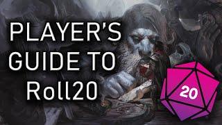 A Player's Guide to Roll20 (D&D 5e)