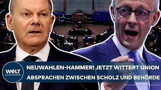 AMPEL-AUS: Neuwahlen-Hammer! Bundeswahlleiterin warnt! Jetzt wittert die Union Absprache mit Scholz!