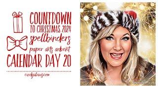 Countdown to Christmas 2024 Spellbinders Paper Arts Advent Calendar Day 20