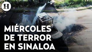 ¡Violencia en Sinaloa no da tregua! Reportan una serie de nuevos ataques en Culiacán