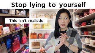 Bye Fantasy, Build A Realistic Wardrobe You'll Use| luxury minimalist closet jewelry shopping tips