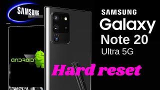 How to Hard Reset SAMSUNG Galaxy Note Ultra 5G PassWord Pattern Screen Lock Remove/Hard reset.