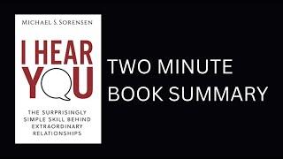 I Hear You by Michael S. Sorensen Book Summary