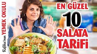 EN Sevdiğimiz 10 Salata Tarifi  | Sezar Salata, Enginar Salatası, Gavurdağı Salata ve Daha Fazlası