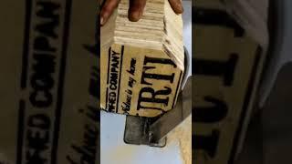 Woodturning plywood vase #shorts