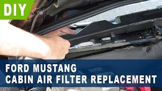 Ford Mustang Cabin Air Filter Replacement ( 2013 2014 )