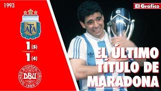 COPA ARTEMIO FRANCHI 1993: ARGENTINA 1 (5) DINAMARCA 1 (4)