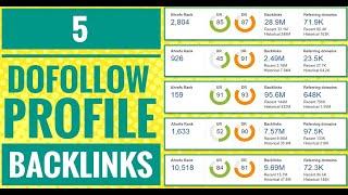 5 High DA Dofollow Profile Backlinks || Episode 17 || Hashtag Backlinks