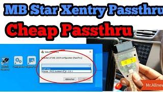 MB Start xentry used with Toyota Mini VCI Passthru device J2534 Cheap tool for Mercedes