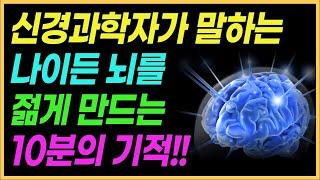 늙지 않는 뇌를 만드는 충격적인 비밀! / 10분만에 뇌를 바꾸는 10가지 방법 / 새로운 뇌세포 만드는 법 / 책읽어주는여자 / 오디오북 / 치매예방 / 두뇌건강비법 / 인생조언