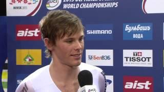 Michael Hepburn Interview - Men's Individual Pursuit -- 2013 UCI World Track Championships