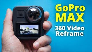 GoPro MAX Reframe - Editing 360 video in GoPro App on mobile phone | GoPro Quik app