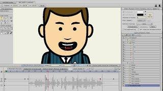 Автоматический липсинг (анимация рта) и запись звука в Anime Studio Pro (Moho)