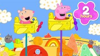 Peppa's Stinky Day Out!  | Peppa Pig Official Full Episodes | CHEESE WORLD | 2 Hours