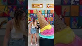 Mind blowing  ice cream  for Christmas? #shorts #funny #cute