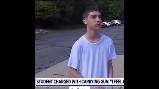 Kid Reacts to Him Bringing Gun to School