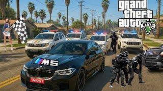 POLITIA VS BMW M5 URMARIRE!  • FIVEM