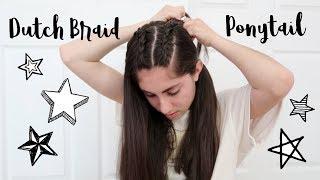 Dutch Braid Ponytail Tutorial | Julia Marley