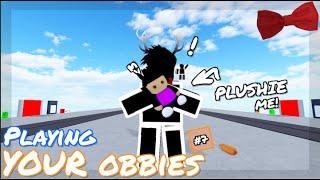 i made MYSELF?! // Playing YOUR Obbies in Obby Creator (#7)