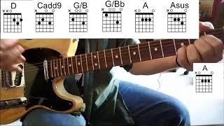 I'D HAVE YOU ANYTIME Guitar Lesson - How To Play It On Guitar