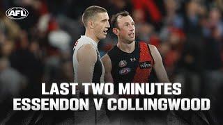 Last Two Minutes: Essendon v Collingwood | Round 7, 2024 | AFL