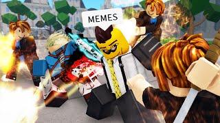 ROBLOX Ultimate Battlegrounds Funny Moments (MEMES) 