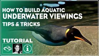▶ How to build an Underwater Viewing Gallery in Planet Zoo Tutorial | Tips & Tricks |