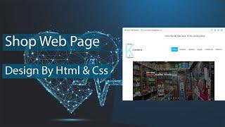 Shop Web Page Design using Html & css