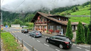 Heavenly Beautiful Train journey from Interlaken Switzerland - 4K 60fps