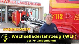 WLF der FF Langendamm #Wechselladerfahrzeug #Hygienekonzept