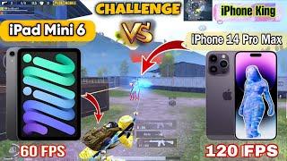 iPad Mini 6 VS iPhone 14 Pro Max Which is Better for PUBG? I 60FPS vs 120FPS PUBG Mobile