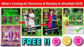 What Is Coming On Tomorrow & Next Monday In eFootball 2025 Mobile || eFootball New Update, Potw 