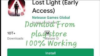 How to Download and Install Lost Light on Android By NetEase Games