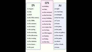 MindSpark 4U: Speak Confidently - When to Use IN, AT, ON
