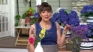 Roberta's 6-Piece Cut Flower Garden Live Plants By Sandra on QVC