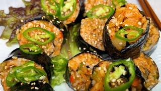 [참치묵은지김밥] 김밥의 으뜸!!! 오늘도 참치 묵은지 김밥싸서 나들이 갑니당~~!