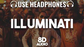 Illuminati : 8D AUDIO| Aavesham|Jithu Madhavan|Fahadh Faasil|Sushin Shyam,Dabzee,Vinayak| (Lyrics)